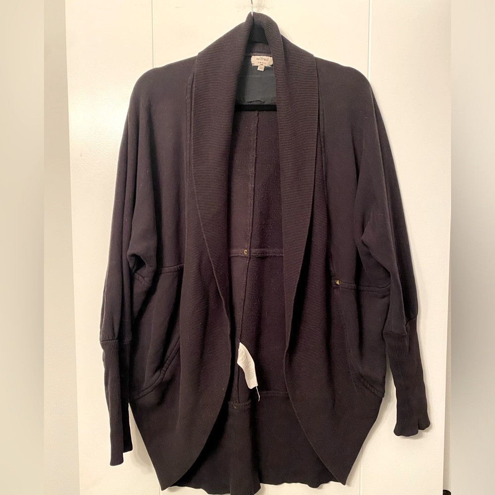 WILFRED- Black Diderot Cardigan
